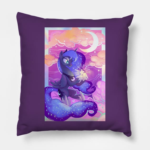 Princess Luna Pillow by SophieScruggs