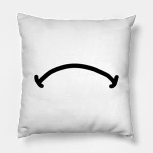 Sad mouth Pillow