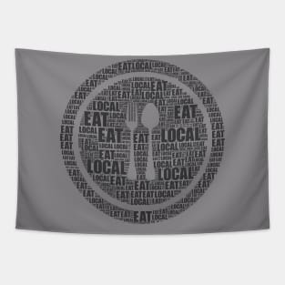 EAT LOCAL Tapestry