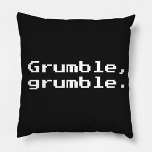 Grumble, grumble - 8-bit Retro Gaming Pillow