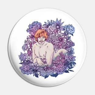 Springtime Purple Romance Pin