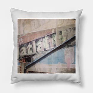 French painted advertisement Pillow