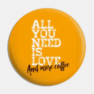 Love & Coffee Pin