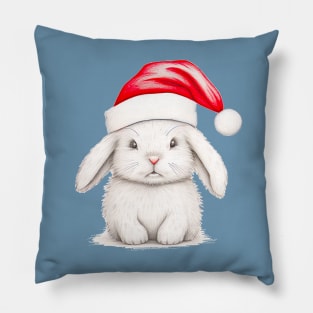 Rabbit - Amateur Christmas)) Pillow