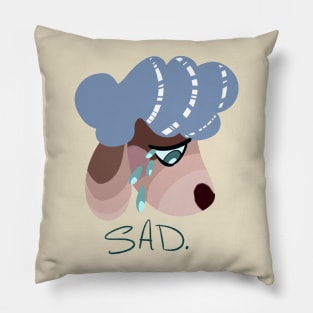 Sad Dog Pillow