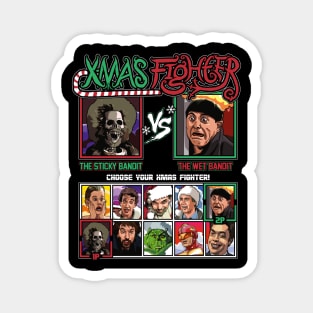 Xmas Fighter - Sticky Bandits vs Wet Bandits Magnet