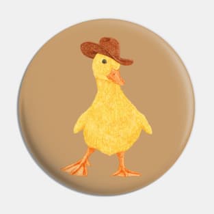 Daphne The Cowgirl Duckling Pin