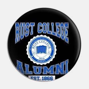 Rust 1866 College Apparel Pin