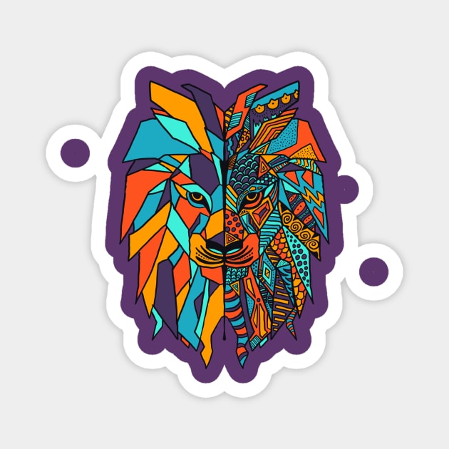 Abstract Lion Magnet by TylerMade