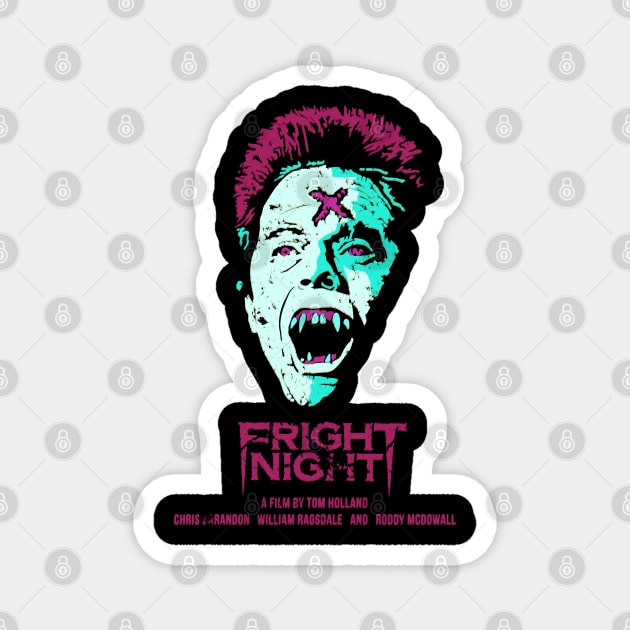 Fear and horror in a Vampire Fright Night Magnet by DaveLeonardo