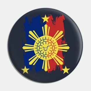 Philippine Flag / 3 Stars & Sun / Baybayin - MA Pin