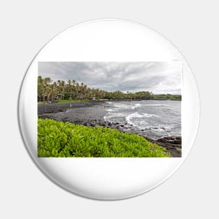 Black Sand Beach, Hawaii, USA (C044/3121) Pin