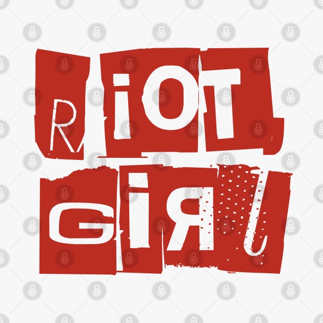 Riot girl typography by Meakm