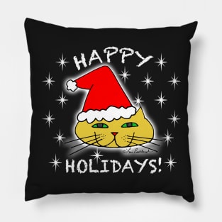 Christmas Santa Cat Pillow