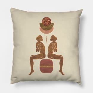 Astro Celestial Sit Feminine Pillow