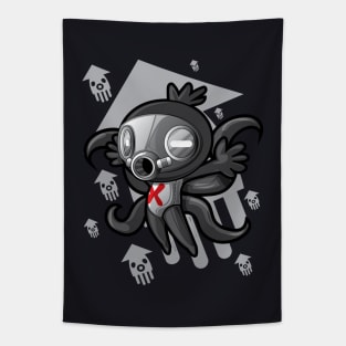 Alien Black x Octopus Tapestry