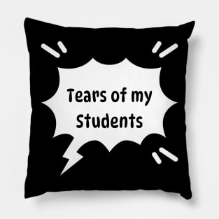 Tears of my Students. Funny memes Pillow