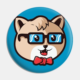 Smarty Cat Pin