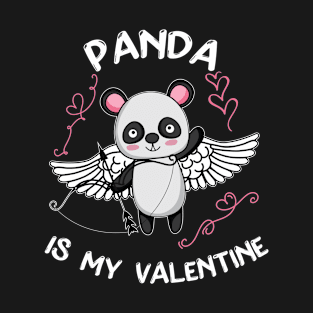 Panda is My Valentine T-Shirt