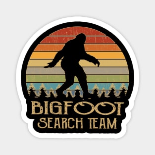 Bigfoot Search Team and Sasquatch T Shirts Magnet