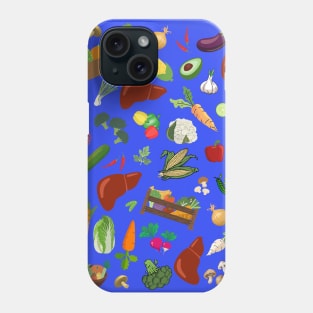 Livers With Vegetables Phone Case