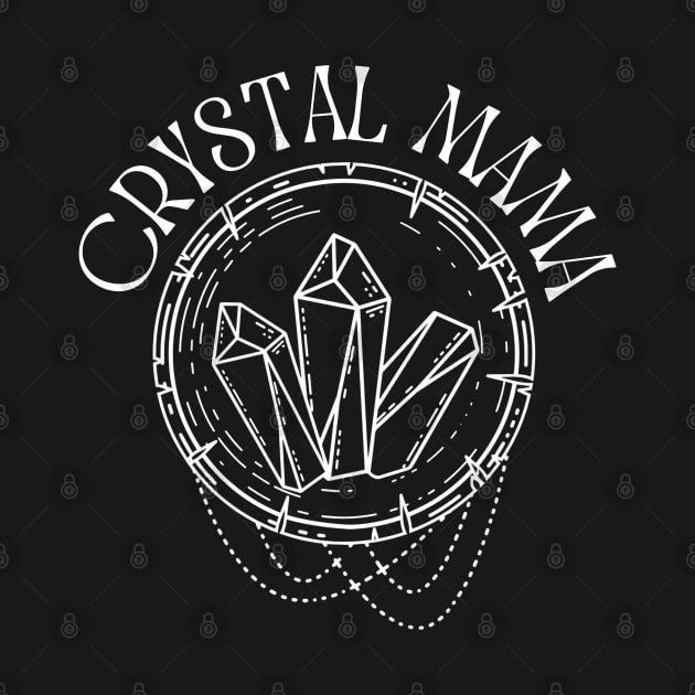 Crystal Mama, Gemstone Lover, Witchy Amethyst by WaBastian