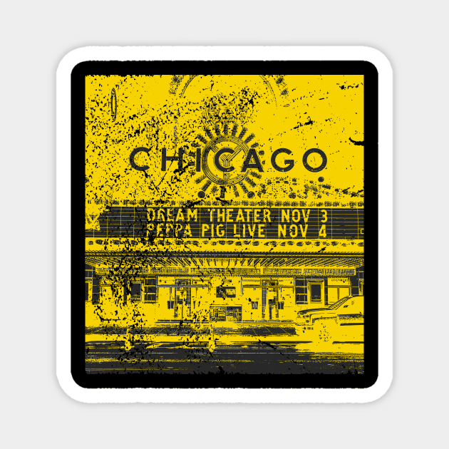 Chicago Dreams in Theater Magnet by cardozoink