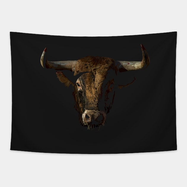 Bull Tapestry by sibosssr