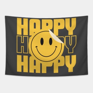 Be Happy Smile Tapestry