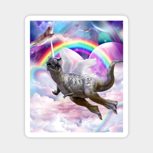 Rainbow Dinosaur Unicorn Dinocorn Magnet