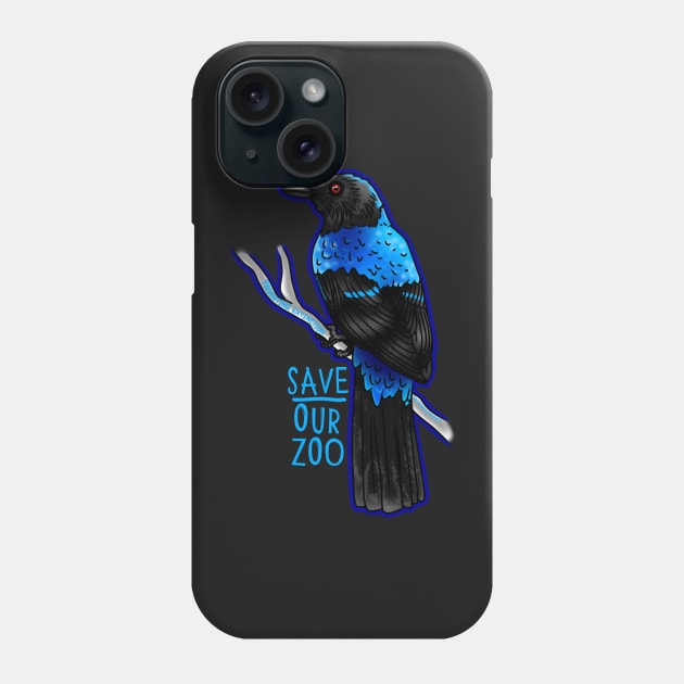 Day 4- Asian Fairy-Bluebird Phone Case by CelticDragoness