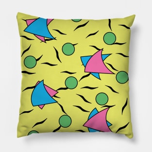 Fun 90's Nostalgic Pattern Pillow