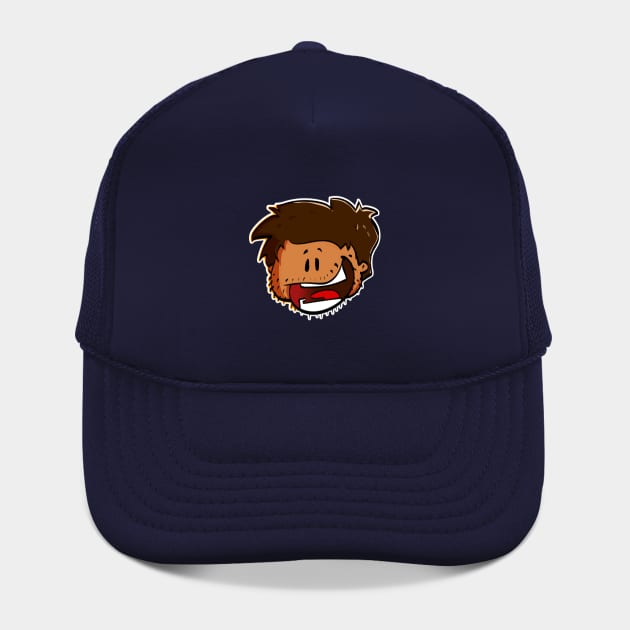 Funny Cartoon Face - Cheerful Character Illustration by llote