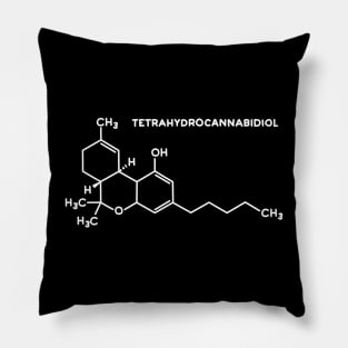 THC molecule Pillow