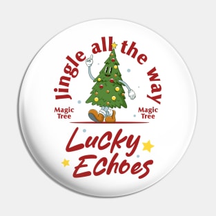 Funny Christmas Tree Pin