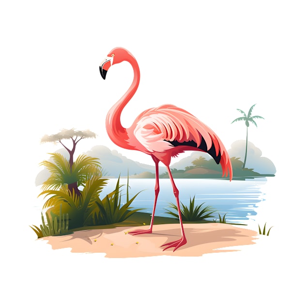 Cool Flamingo by zooleisurelife