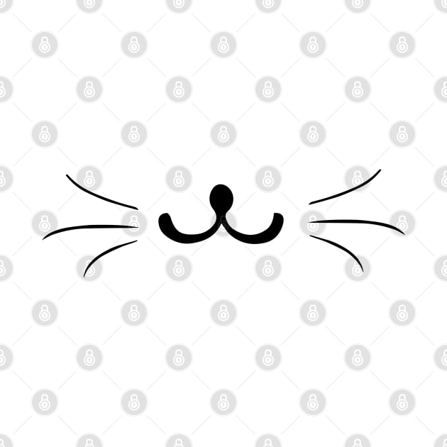 Cat Mouth, Smiley Face Cat by Islanr