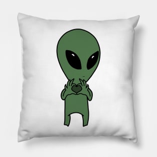 Love Alien - We come in peace Pillow