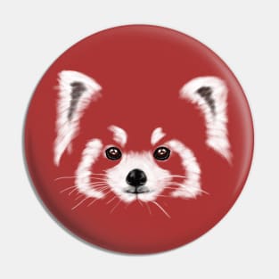 Cute Red Panda Face Pin