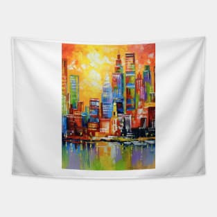 Bright new York city Tapestry