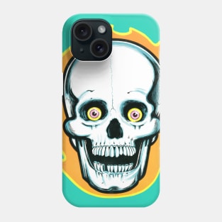 Small 80's Skull Phone Case