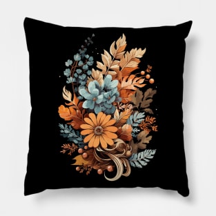 Fall flower's theme Pillow