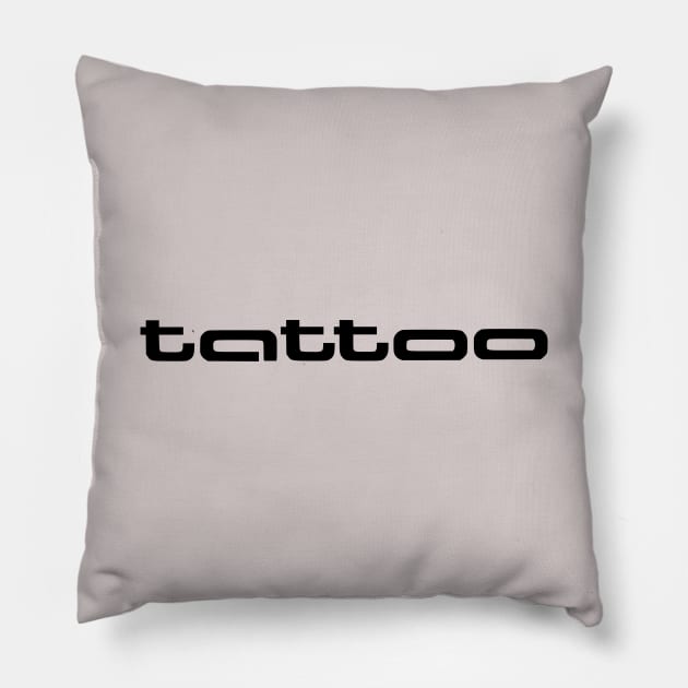 tattoo Pillow by ezioman