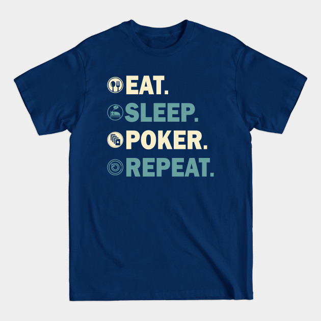 Discover Funny Gambling Gift Poker Player Card Game Image - Bandit - T-Shirt