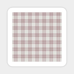 Pink Check Pattern Magnet