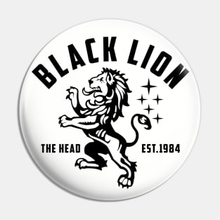 V Force Black Lion Crest Pin