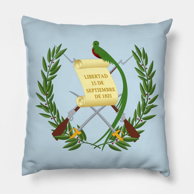 guatemala flag Pillow by justinDuffy