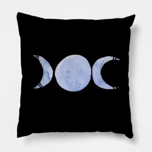 Triple Moon Symbol Pillow