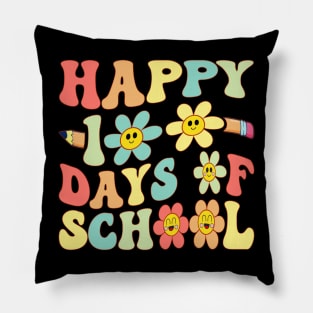 Happy 100 Days of School Kids Teachers Pillow