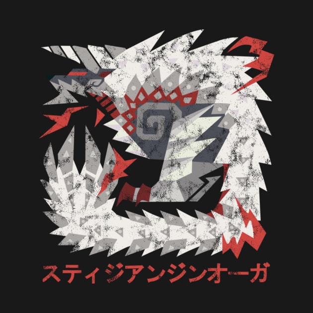 Monster Hunter World Iceborne Stygian Zinogre Kanji Icon by StebopDesigns